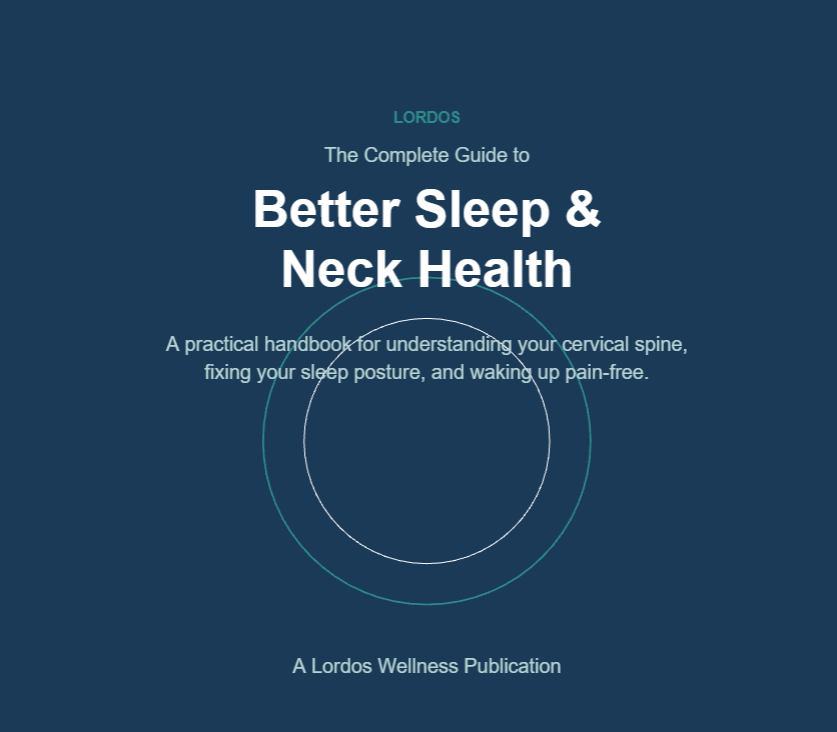 "Free Ebook — [The Lordos Sleep & Neck Health E-book]".